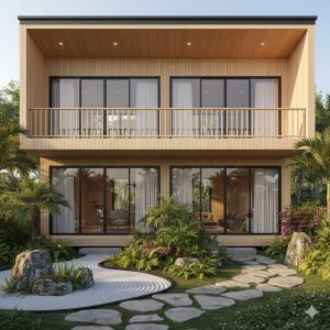 Nhà lắp ghép 2 tầng 4 phòng ngủ – Giải pháp nhà ở hiện đại, tiết kiệm và bền vững