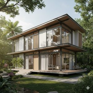 Nhà lắp ghép khung thép – 1 Xu hướng xây dựng hiện đại, tiết kiệm và bền vững